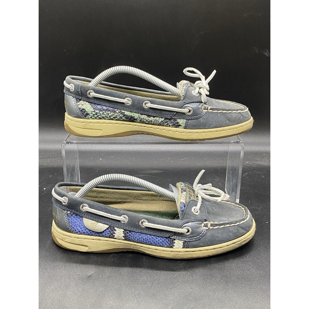 SPERRY TOP-SIDER SHOES BOAT SHOE  SNAKE SKIN PRINT womens size 6.5 M 9287939
